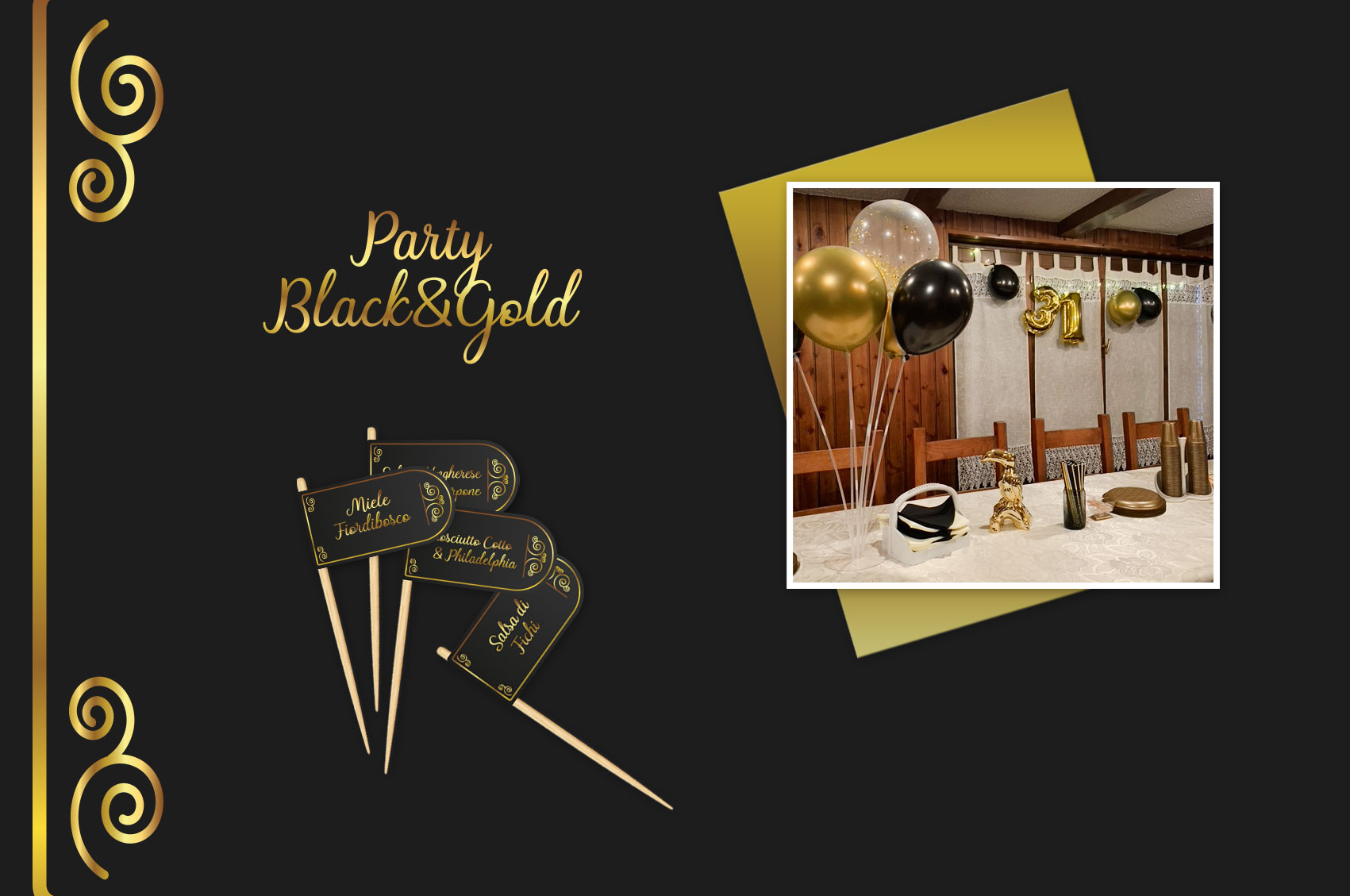 party black&gold